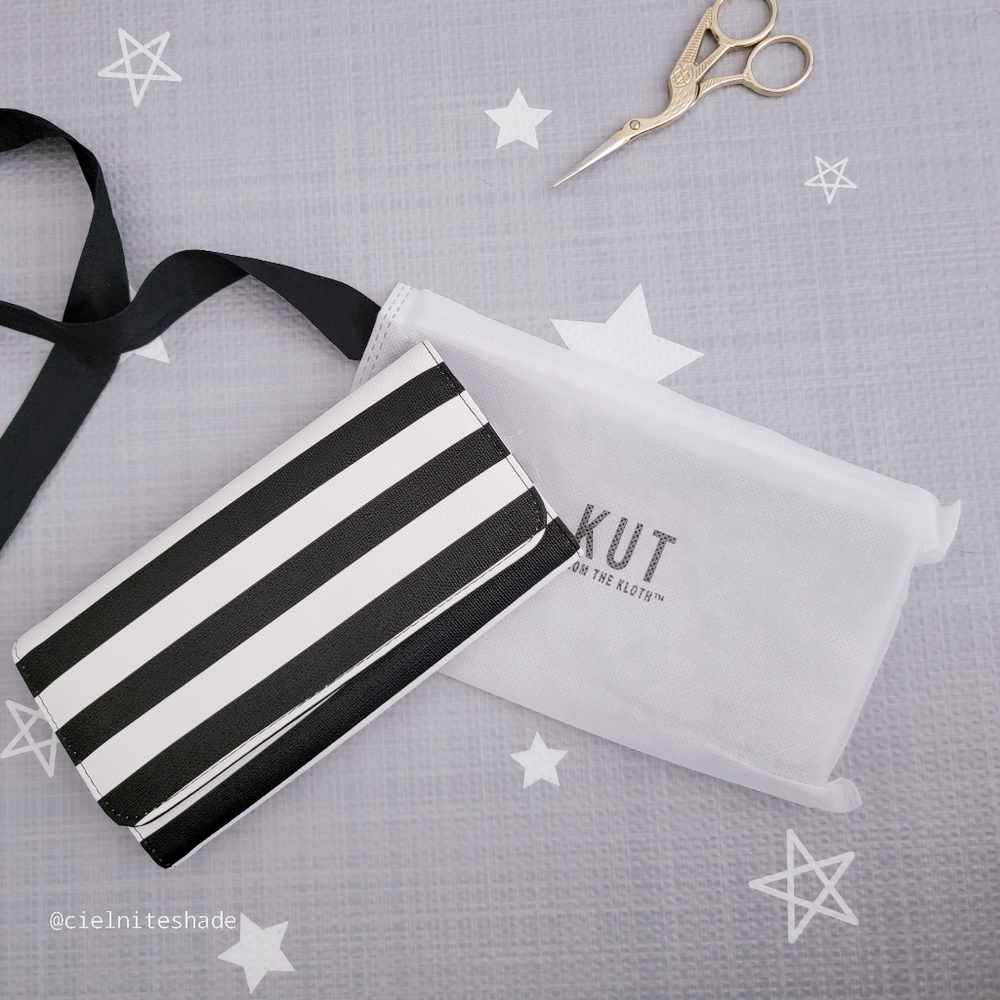 KUT From the Kloth Striped Trifold Wallet